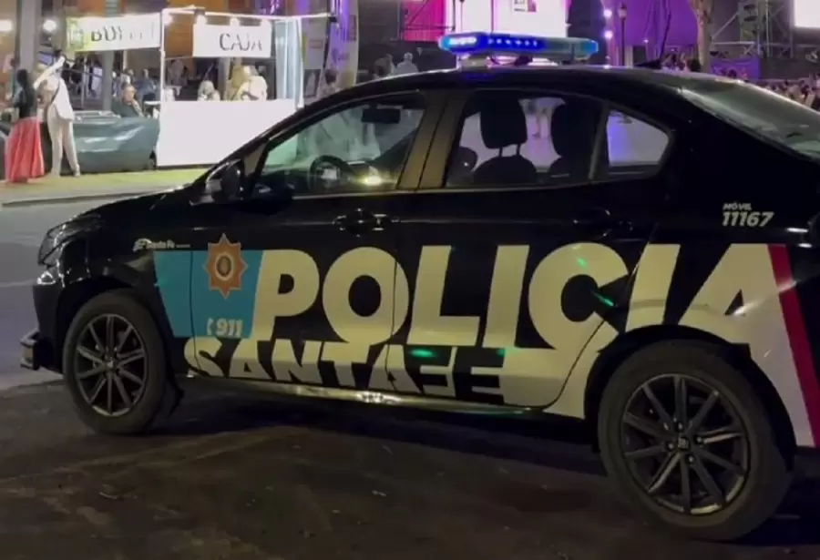 Movil de la Policía de Santa Fe/