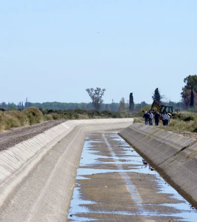 Corta de agua / Fuente: Irrigación