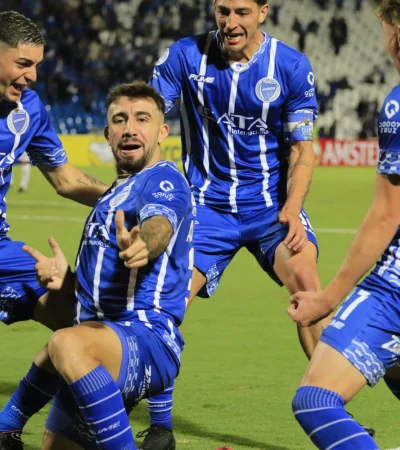 Agustín Auzmendi, el goleador de Godoy Cruz.