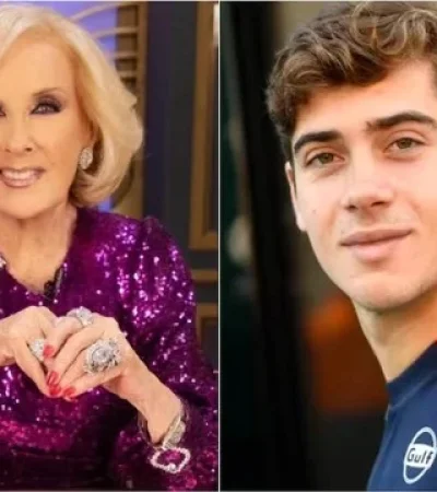 Mirtha Legrand y Franco Colapinto