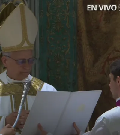 Primera misa del papa León XIV.
