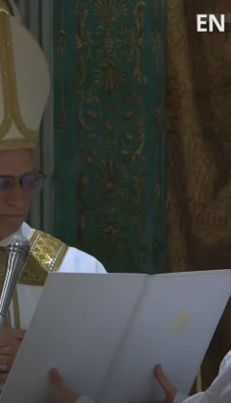 Primera misa del papa León XIV.