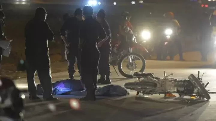 Dramática imagen del accidente. (Gentileza El Liberal)