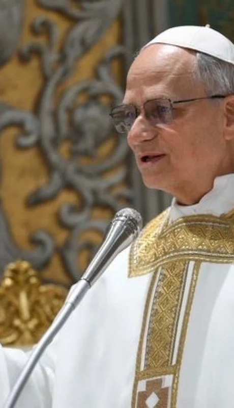 El nuevo papa León XIV ofició su preimera misa/ Fuente: Vaticano