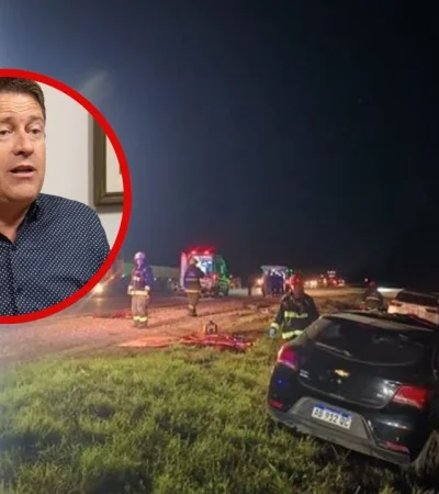 El lugar del accidente de Briner