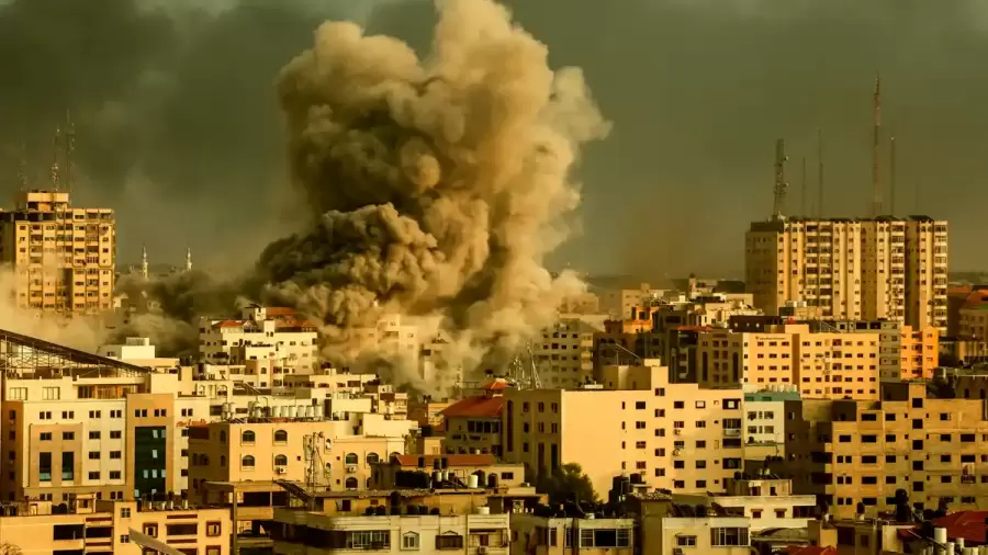 Bombardeos en Gaza e Israel