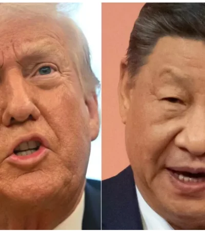 Donald Trump y el presidente de China, Xi Jinping