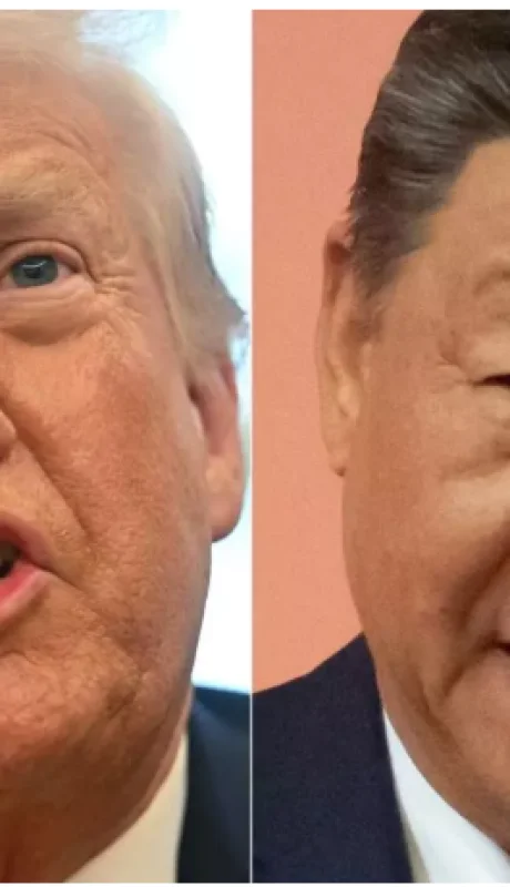 Donald Trump y el presidente de China, Xi Jinping