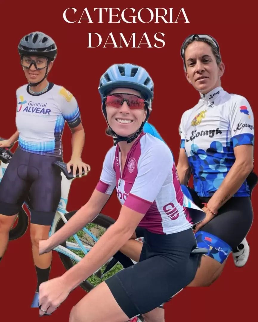 Las damas que componen el equipo provincial