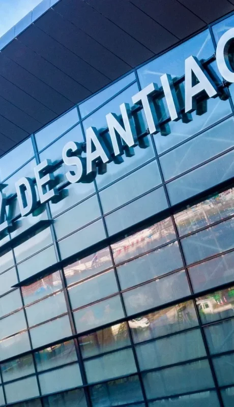 Aeropuerto de Santiago de Chile.