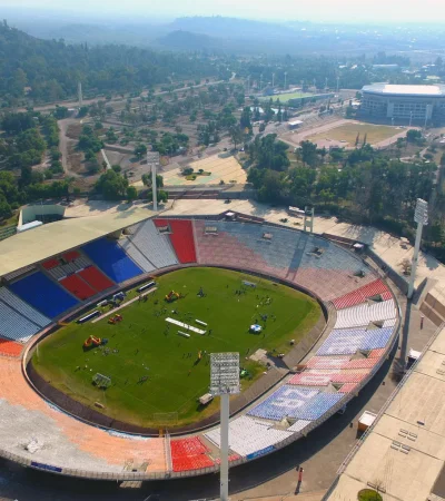 El Estadio Malvinas en la actualidad.