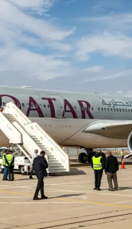 La aerolínea qatarí está decidida a hacer una inversión descomunal para dejar satisfecho a Trump.