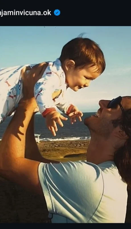El mensaje que le dedicó Benjamín Vicuña a su hija en Redes Sociales.