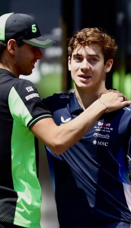 Franco en la previa de la carrera del domingo