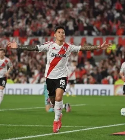 El festejo del Millo que goleó a Independiente del Valle