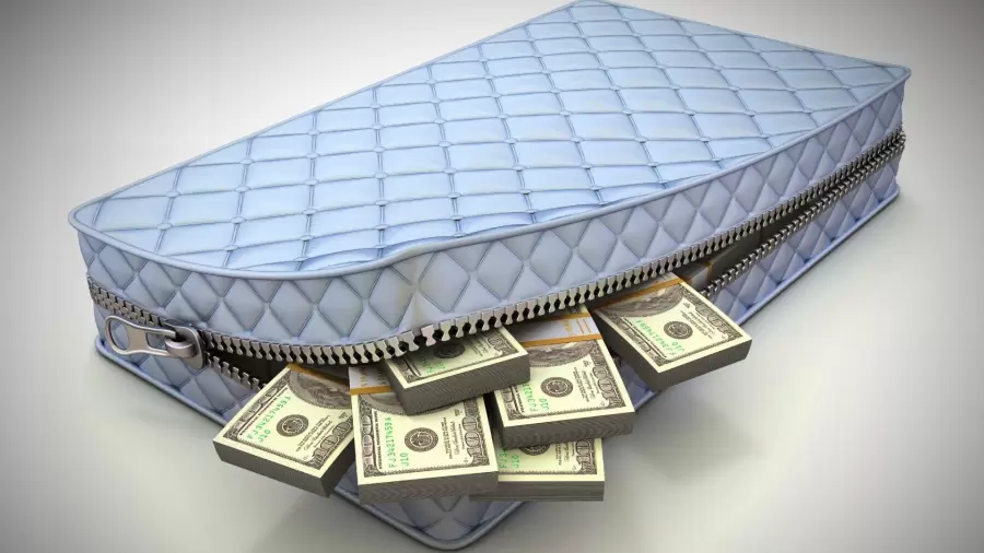 Dólares en el colchón