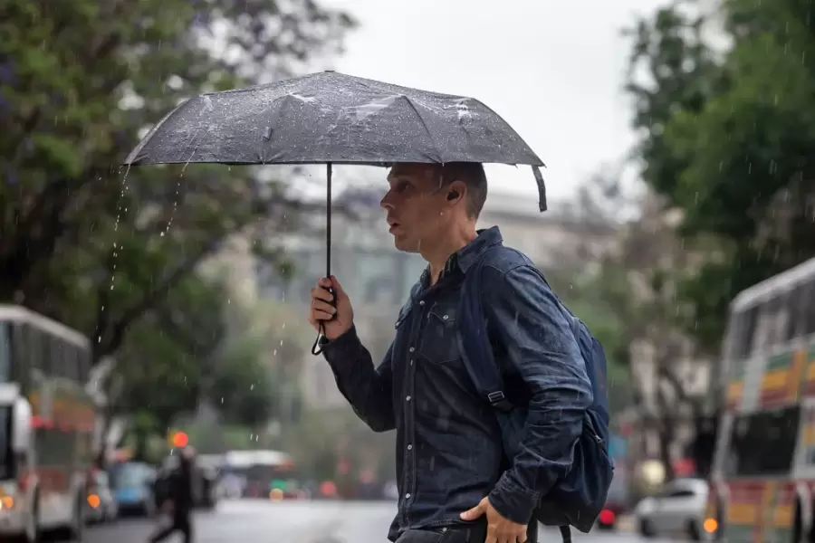 Todo el día lloviendo en Buenos Aires