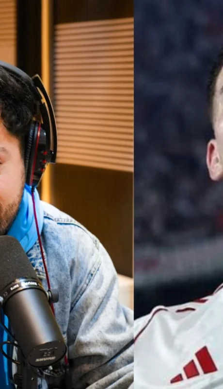 Gabo Nazar visitó los estudios de Ciudadano News y habló de su amistad con Mastantuono.