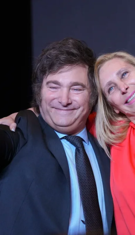 Javier y Karina Milei