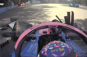 De la ilusión al impacto: Colapinto clasificó a la Q2 pero chocó su Alpine