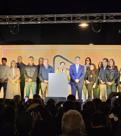 Silvia Lospenatto en el bunker del PRO.