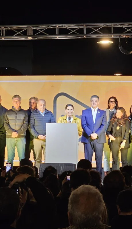 Silvia Lospenatto en el bunker del PRO.