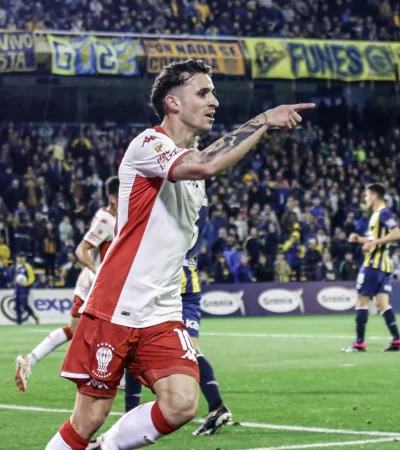 El festejo de Walter Mazzantti