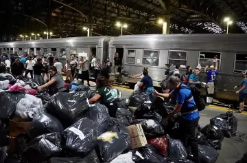 Un nuevo Tren Solidario saldrá a Zárate y Campana con donaciones para los afectados