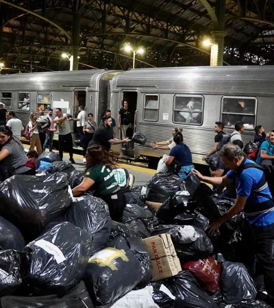 El Tren Solidario anterior fue para Bahía Blanca.