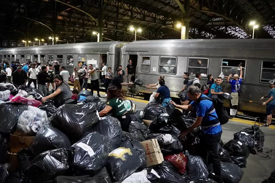 El Tren Solidario anterior fue para Bahía Blanca.