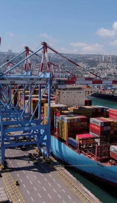 La ciudad portuaria de Haifa es de vital importancia para la economía de Israel.