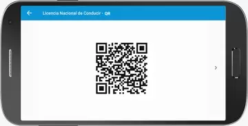 QR Licencia Nacional de Conducir