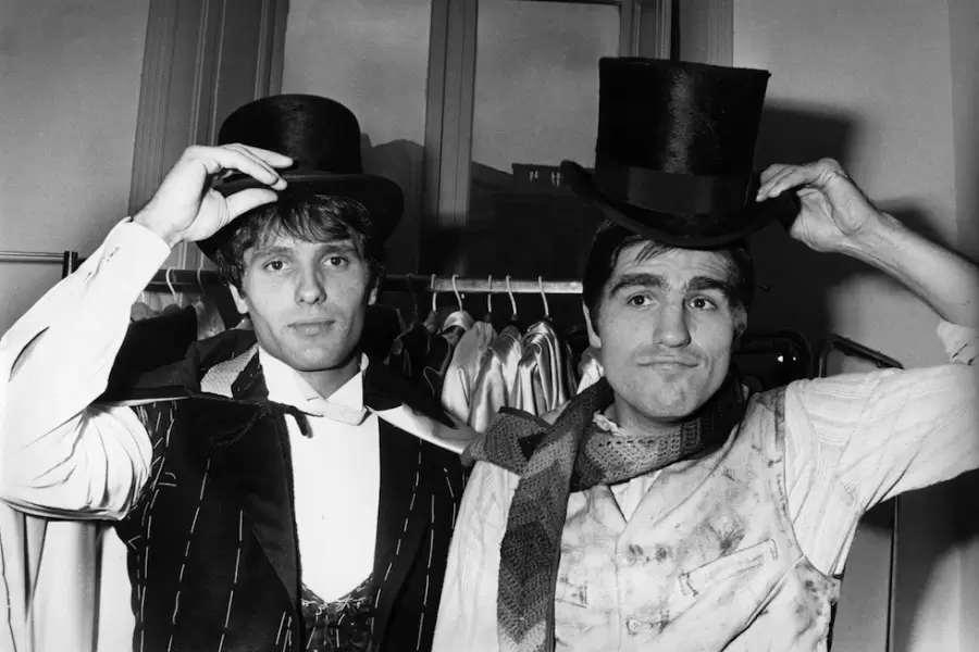 Giuliano Gemma junto a Nino Benvenuti