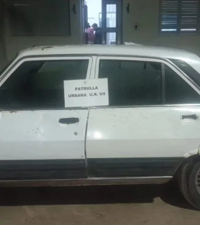 El Peugeot secuestrado.