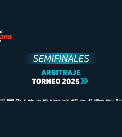Estos son los árbitros para las semis.
