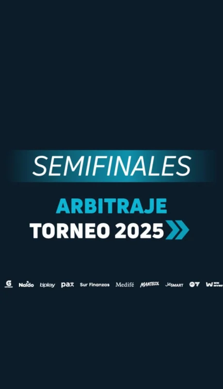 Estos son los árbitros para las semis.