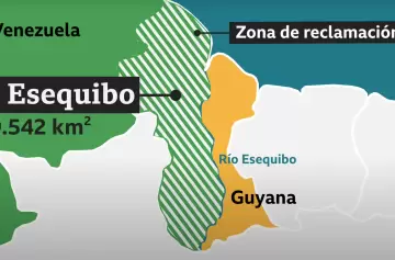 Guyana enfatizó que no entregará "ahora ni nunca" el Esequibo a Maduro