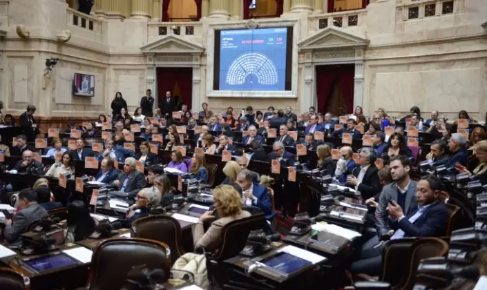 Ayer miércoles se cayó la sesión en la Cámara de Diputados y celebró el oficialismo.