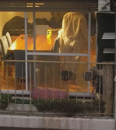 El departamento donde ocurrió la tragedia. (Foto: gentileza Telenoche)