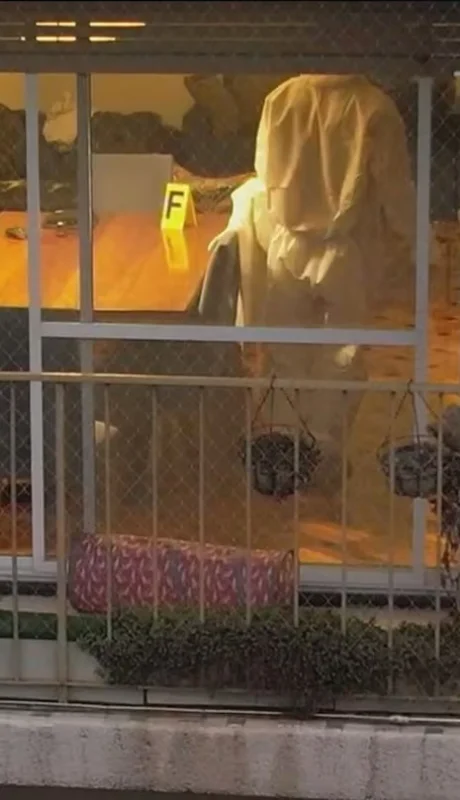 El departamento donde ocurrió la tragedia. (Foto: gentileza Telenoche)