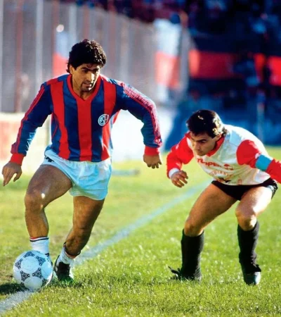 Lucho Malvarez jugó en San Lorenzo en los 80.