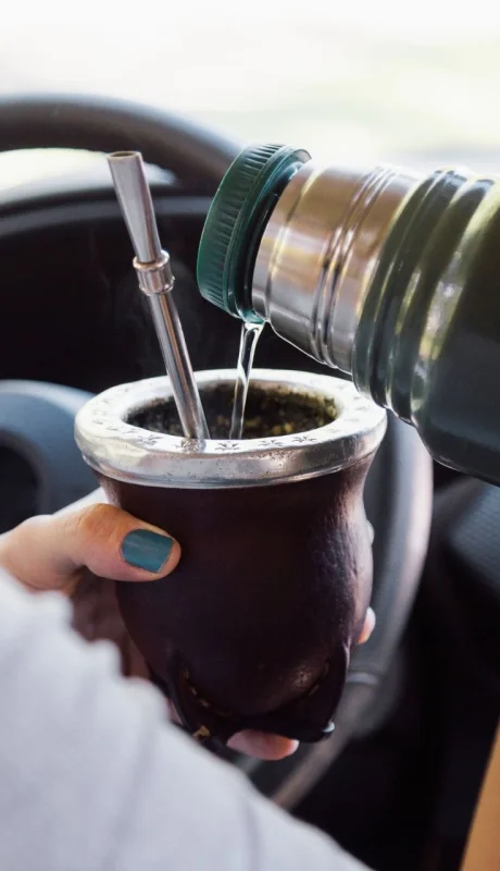 Prohibido tomar mate al volante en Mendoza: la multa puede ser carísima