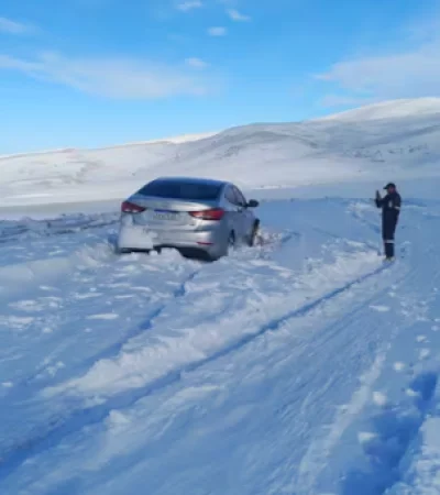 Varados en la Ruta 40.