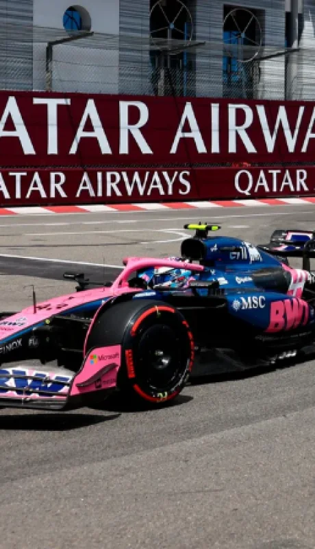 Franco Colapinto durante una de las pruebas que compleó en Mónaco.