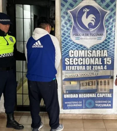 El hombre violento quedó detenido en la Seccional 15ª. (Foto: NA)