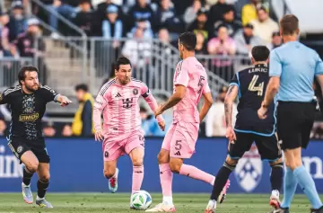 Con un golazo de tiro libre de Lionel Messi, salvó al Inter de otra derrota