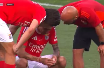 Ángel Di María lloró en su despedida del Benfica: conmovedor video