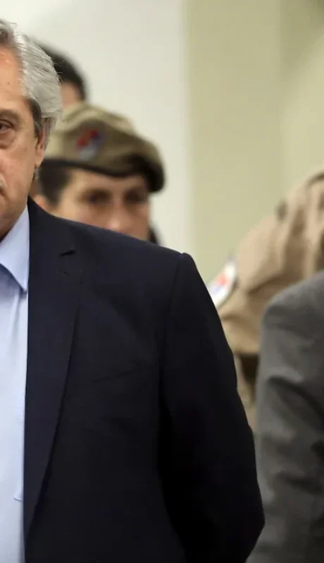 Alberto Fernández y Fabiola, en otros tiempos./