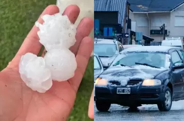 Cayó granizo y en Las Cuevas nevó: ¿se viene una bomba polar?