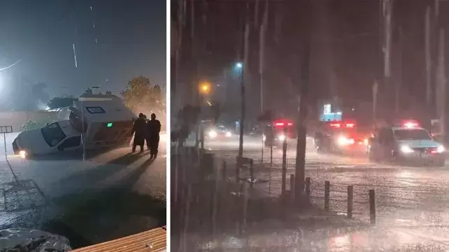 No hay registros de un temporal igual en esa zona santafesina. (Foto: web)